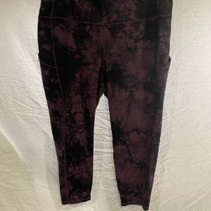 Torrid Active Purple/Black Leggings Size 3